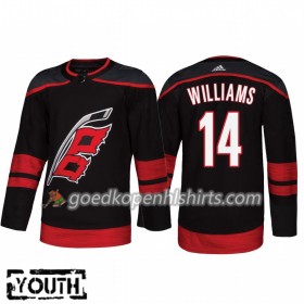 Carolina Hurricanes Justin Williams 14 Adidas 2018-2019 Alternate Authentic Shirt - Kinderen